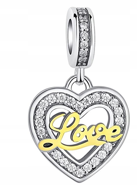 

Charms Serce Koralik Zawieszka do Pandora