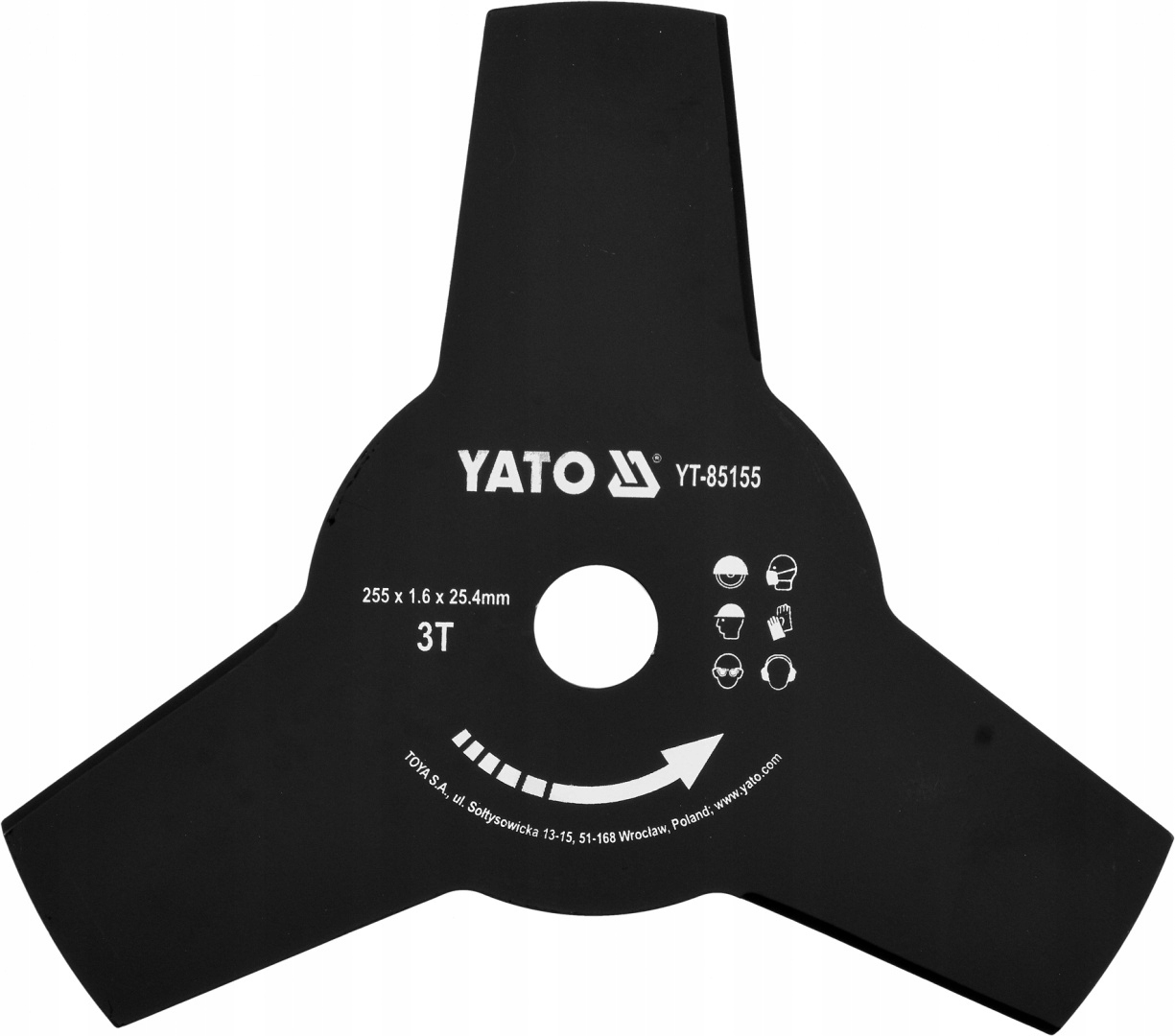TARCZA DO PODKASZARKI 255MM 25,4MM YT-85155 YATO