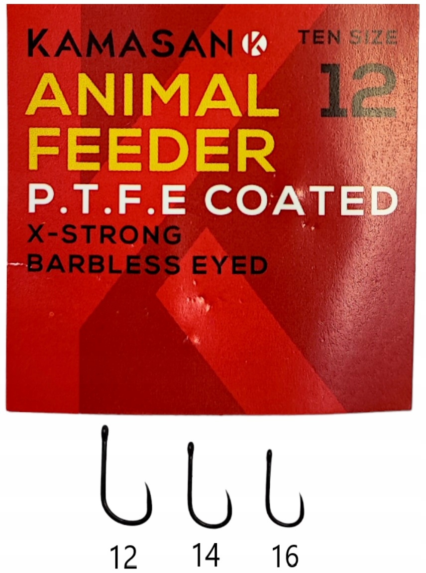 

Haczyki Kamasan Animal Feeder nr 12 Bezzadziorowe