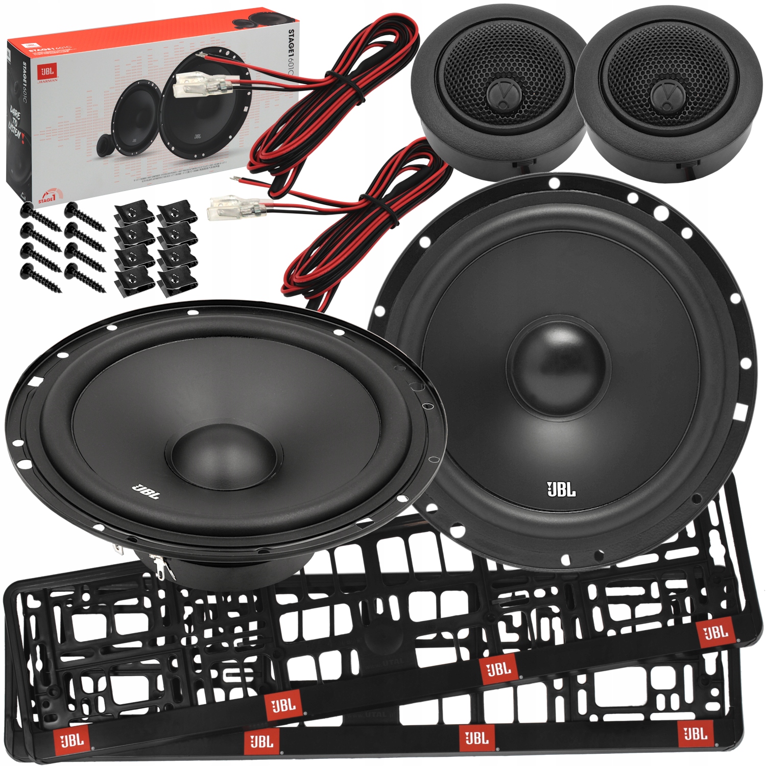 Głośniki samochodowe dwudrożne JBL Stage1 601C Sklep, Opinie, Cena w