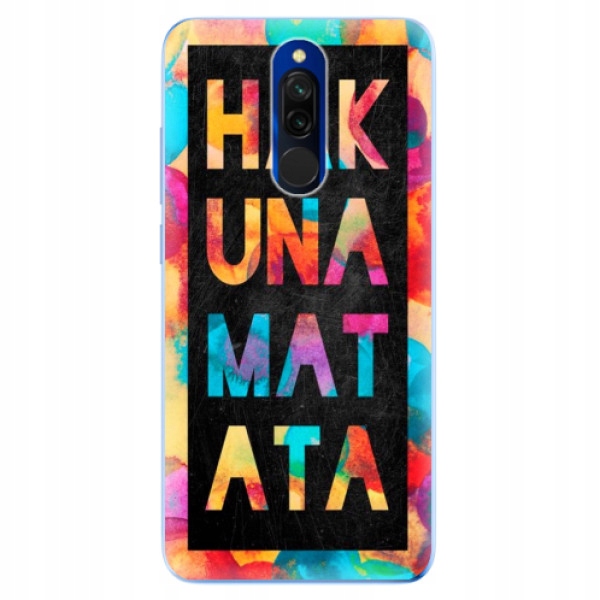 Silikonowe etui iSaprio Hakuna Matata 01 do Xiaomi Redmi 8
