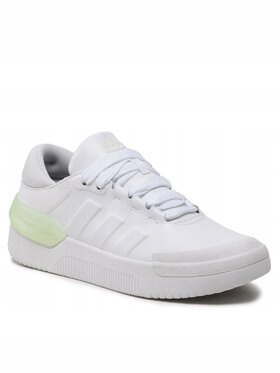 Adidas Court Funk Sportovní Bílé Boty Se Zeleným Pruhem 36 U2B