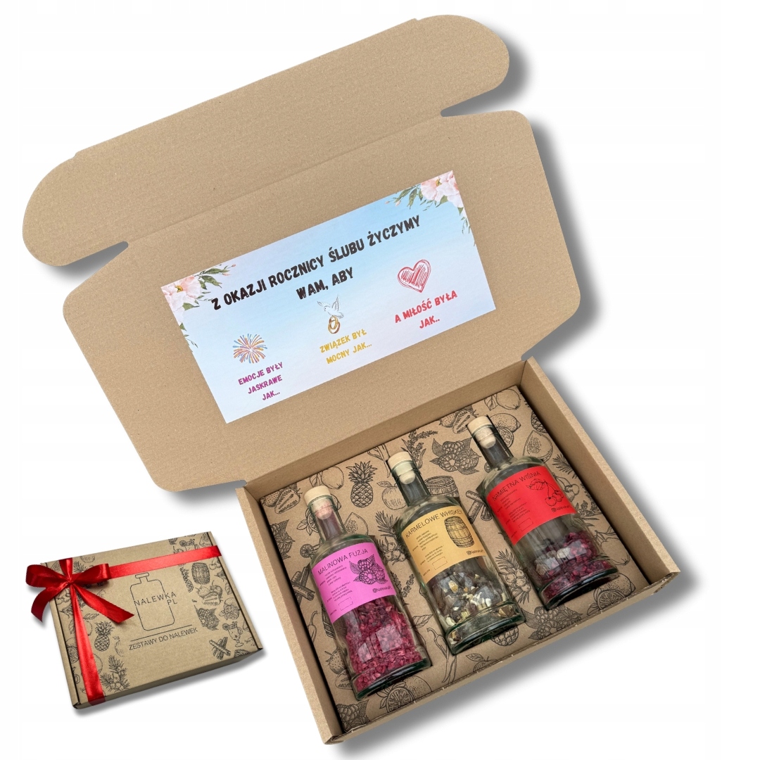 Dárek box na výrobu tinktur na Výročí Svatby pro rodinu