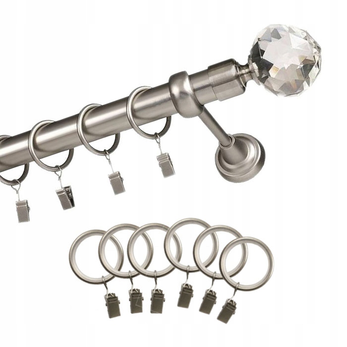 

Prosty karnisz do kuchni salonu 260 cm