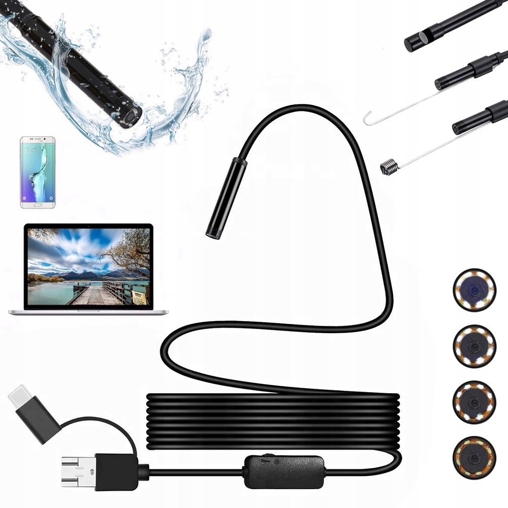 

Endoskop Kamera Inspekcyjna fullHD Android Usb-c