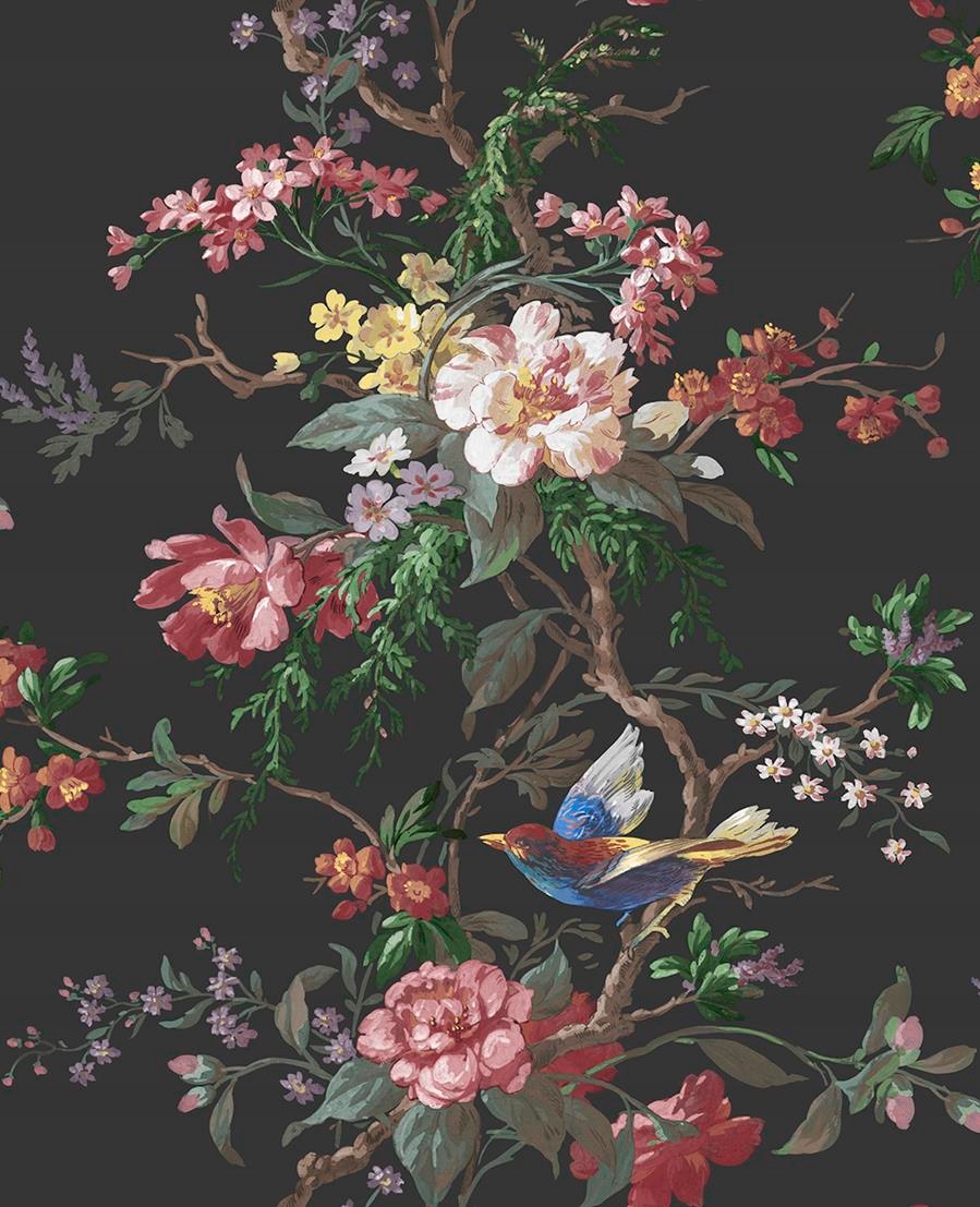 EKSLUZYWNA NOWOCZESNA TAPETA NA FLIZELINIE KWIATY