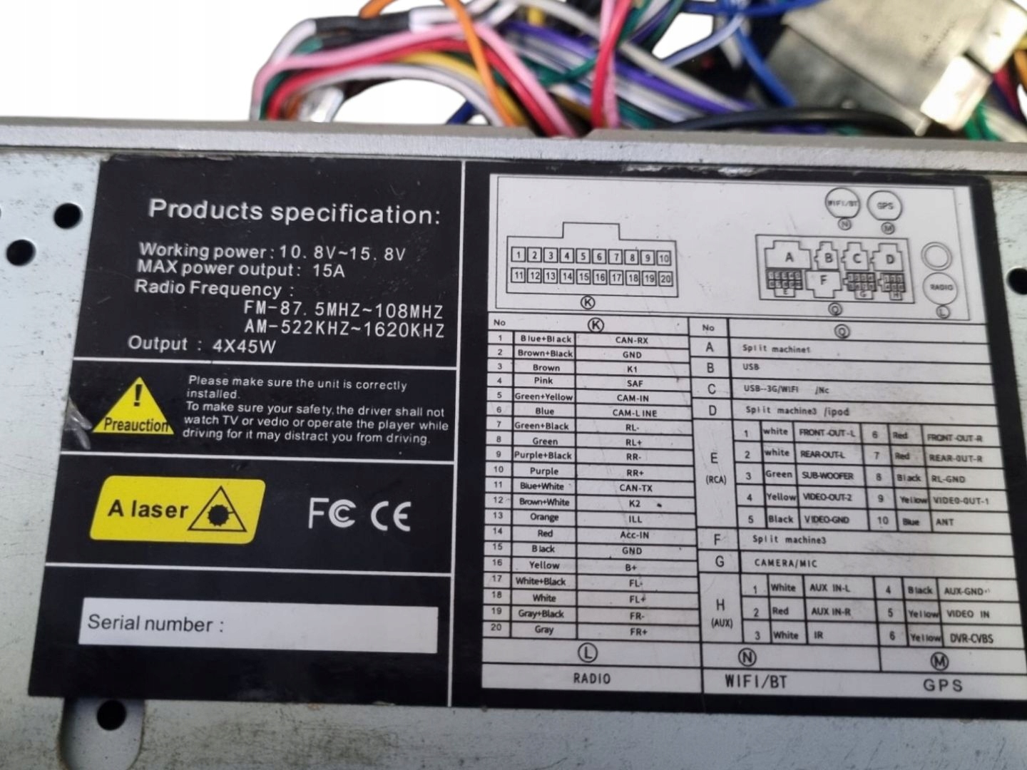 Radio samochodowe Volkswagen Golf 5 2007