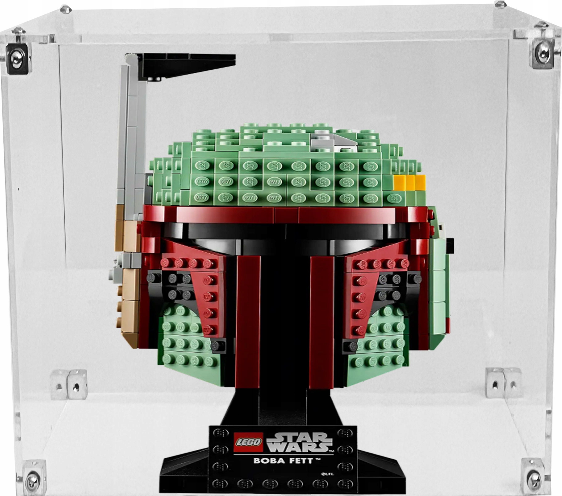 Vitrína Drewlandia pro stavebnici Lego 75277 Star Wars Helma Boby Fetta