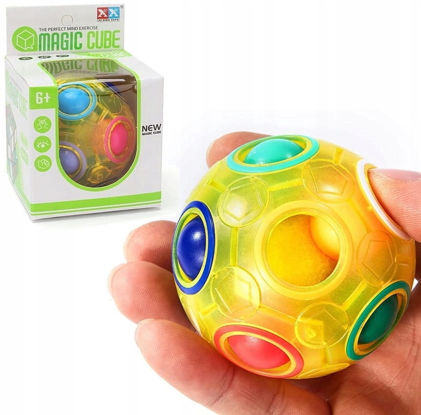 

Magiczna Kula Cube Ball Układanka Kostka Świecąca