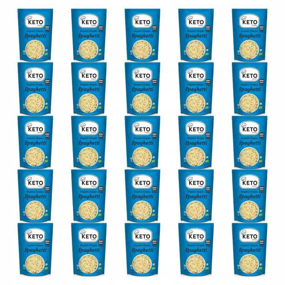 25 x Makaron Keto (Konjac Typu Noodle Spaghetti) Bio 270 g (200 g) Keto