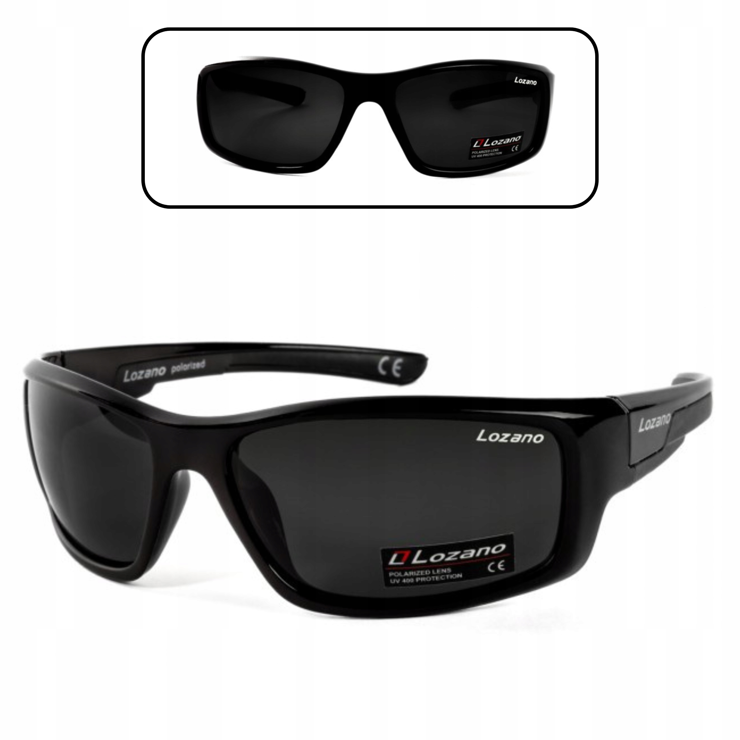 Černé Sluneční Sportovní Pánské Polarizační Brýle Na Kolo