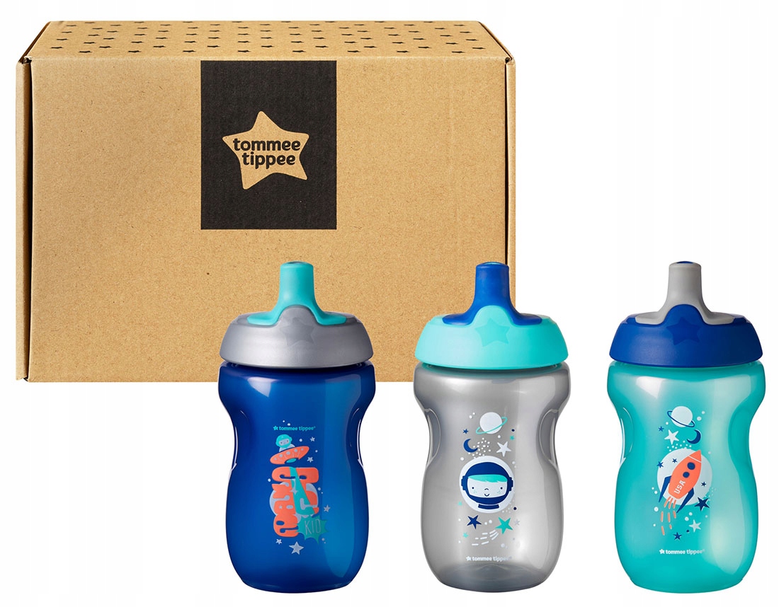

Tommee Tippee bidon sportowy Boy 260ml 12m+ 3szt