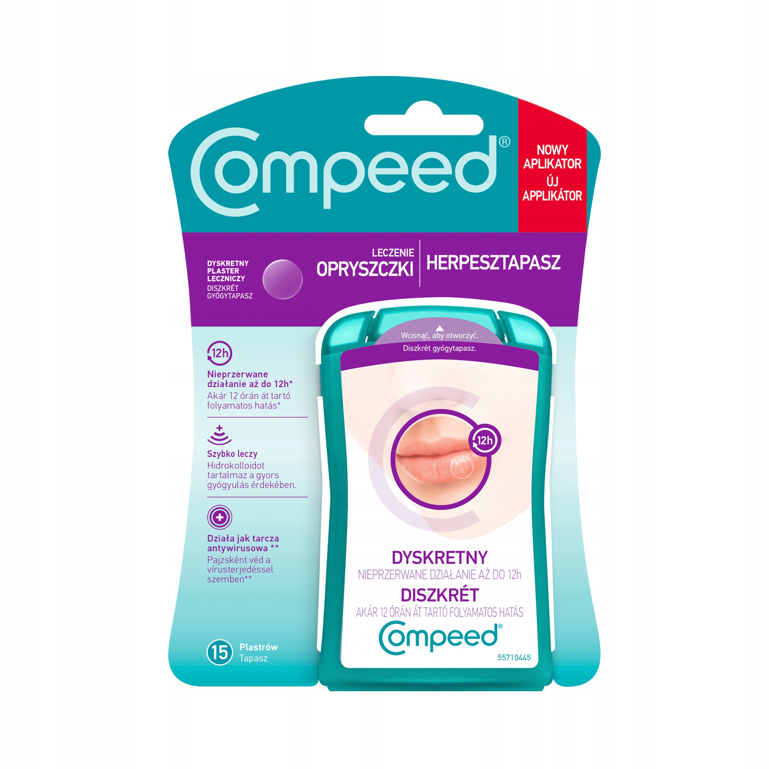 

Compeed dystkretne plastry na opryszczkę 15 szt