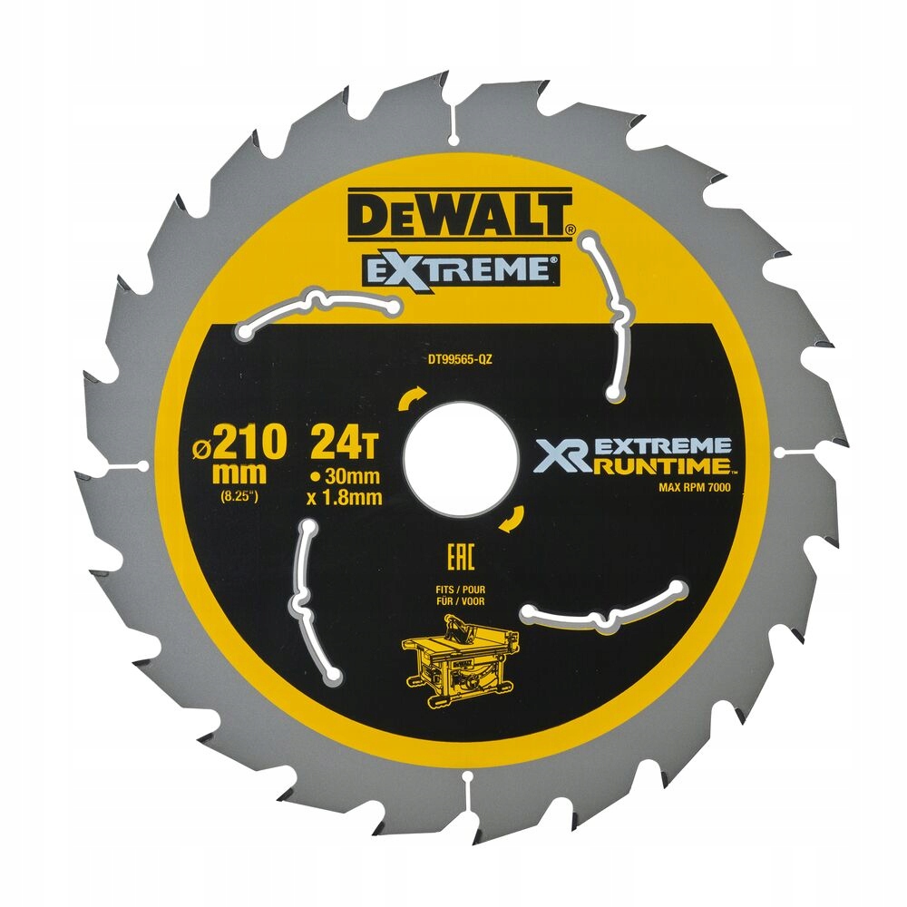 Kotoučová pila 210 mm Extreme Runtime DeWalt DT99565