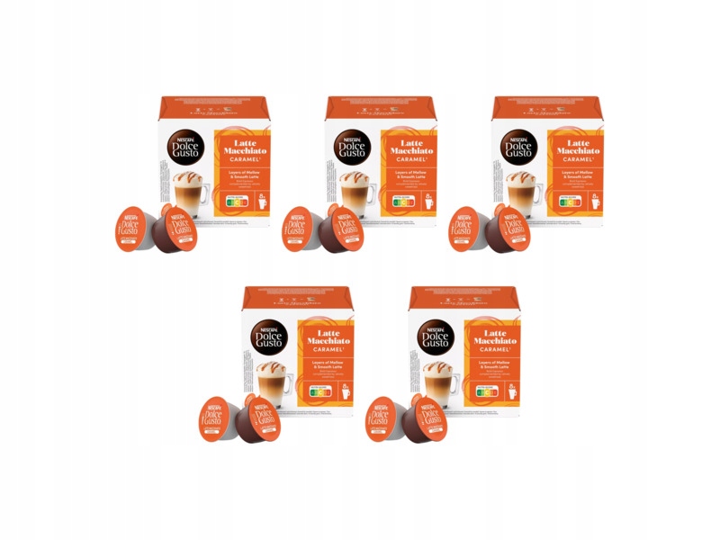 Kapsułki Nescafe Dolce Gusto Latte Macchiato Caramel 5x 8szt
