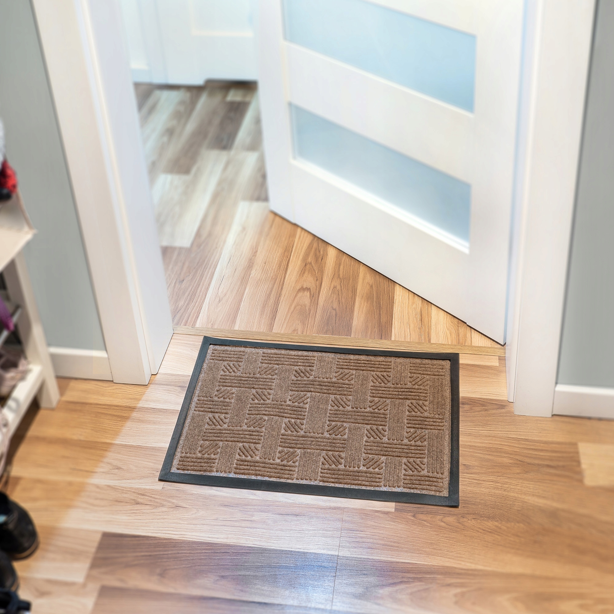 WYCIERACZKA POD DRZWI WEJŚCIOWA GUMOWA ZEWNĘTRZNA NA BUTY PODGUMOWANA 60x40 Długość 60 cm