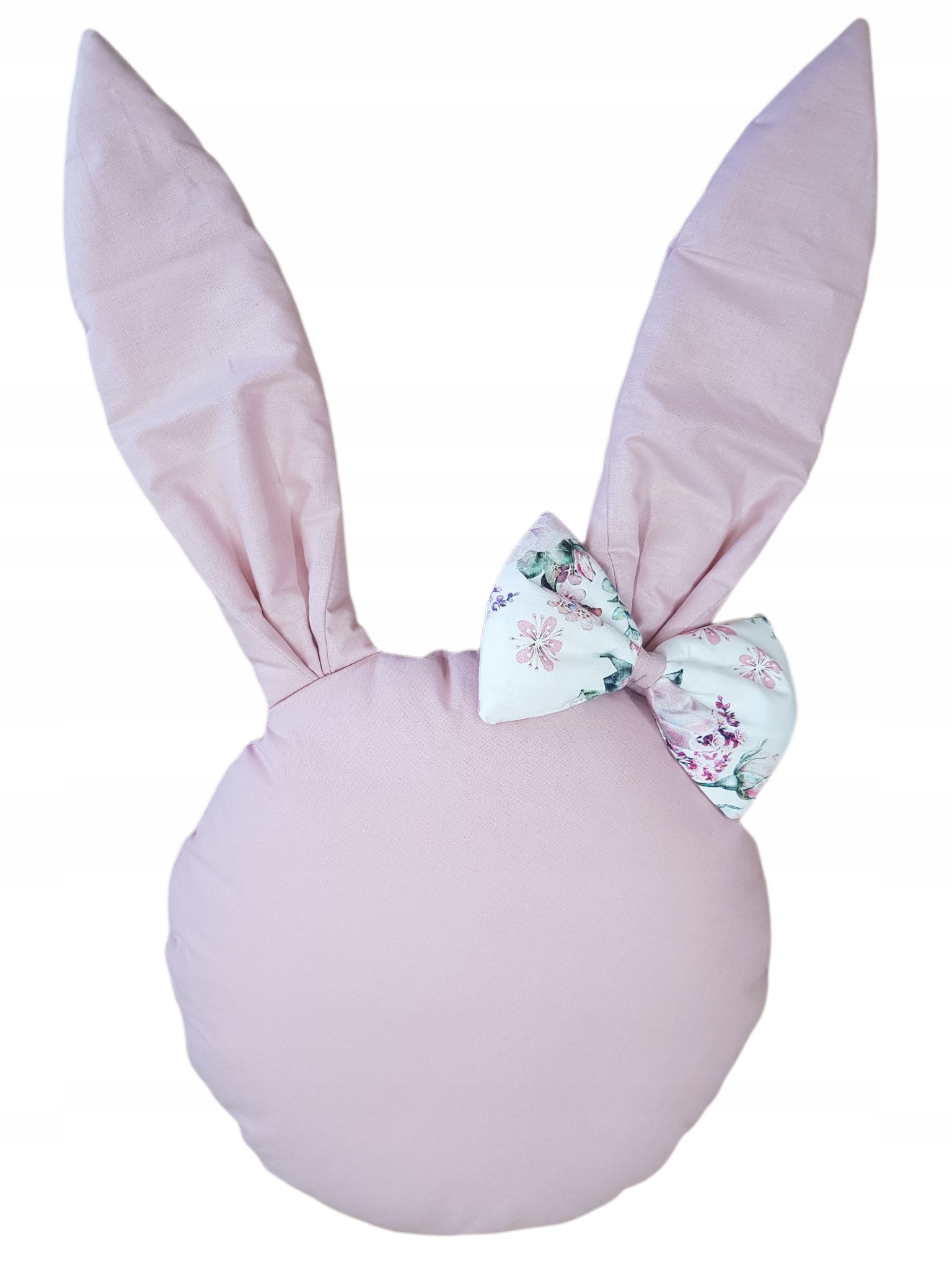 

Poduszka dekoracyjna króliczek z kokardką