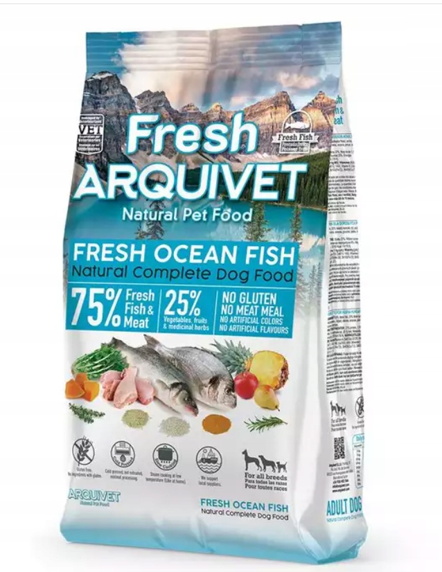 Arquivet Fresh Polovlhké Krmivo pro psa Ryba Oceánská 10 kg