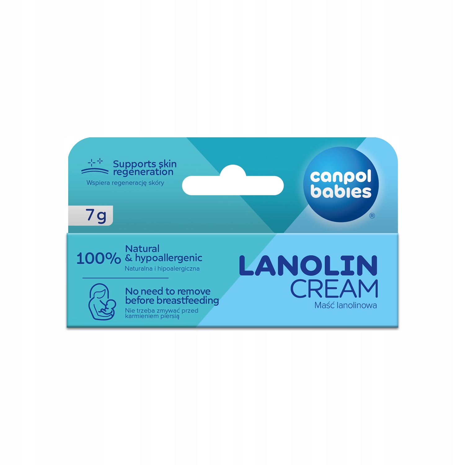 CANPOL Maść lanolinowa do brodawek lanolina 7g Działanie pielęgnacja brodawek