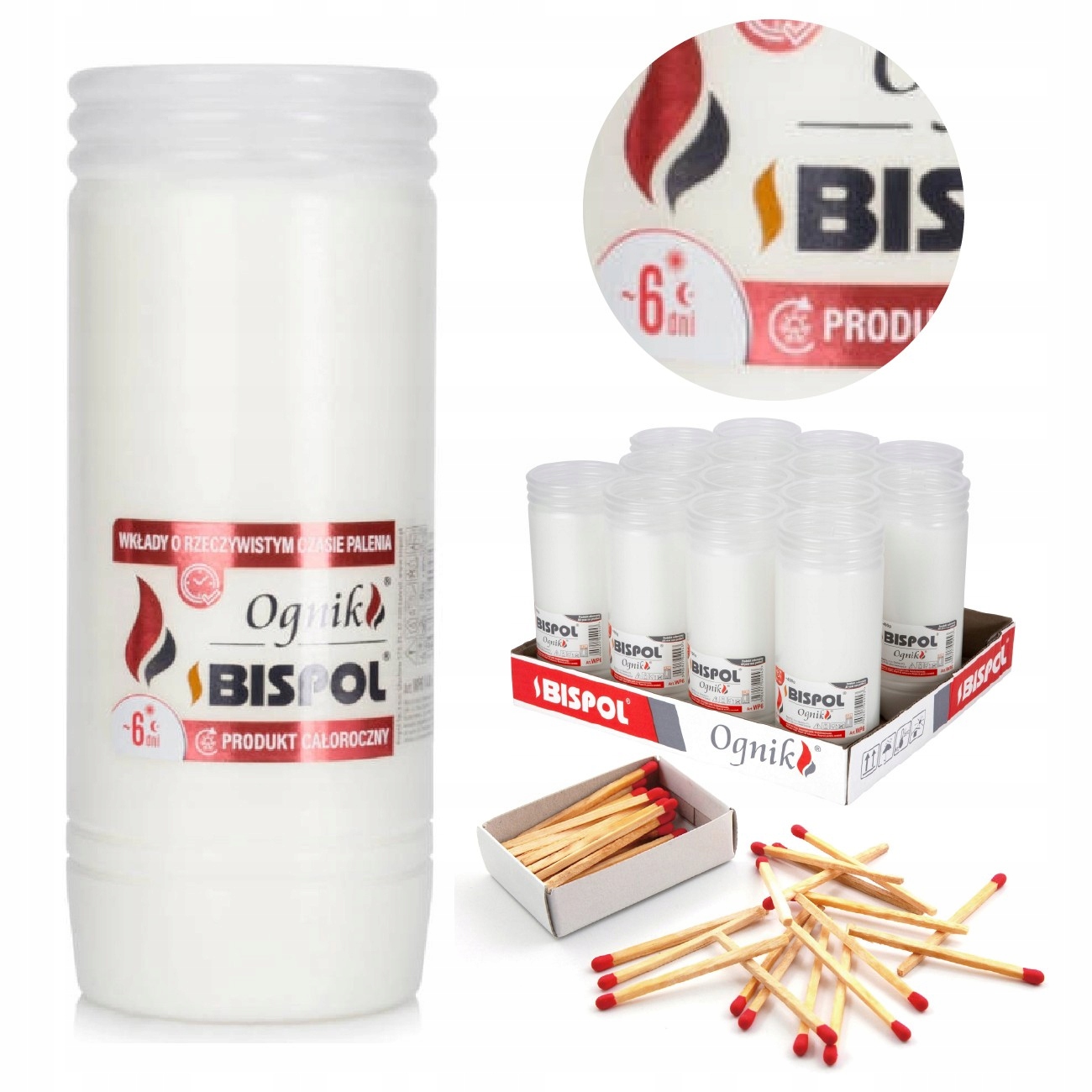 Celoroční do hřbitovních svíček Parafínové Hřbitovní Svíčka Parafínový Vklad Svíčka 144H14