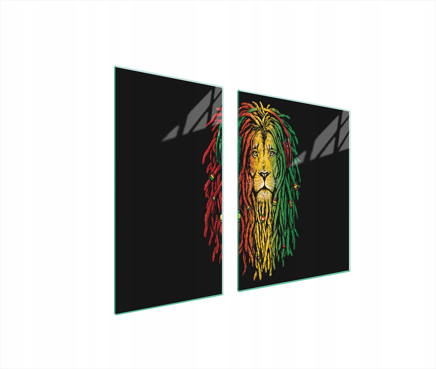 Skleněná Ochranná Deska Na Sporák 90x52 Lev Tvrzené Sklo