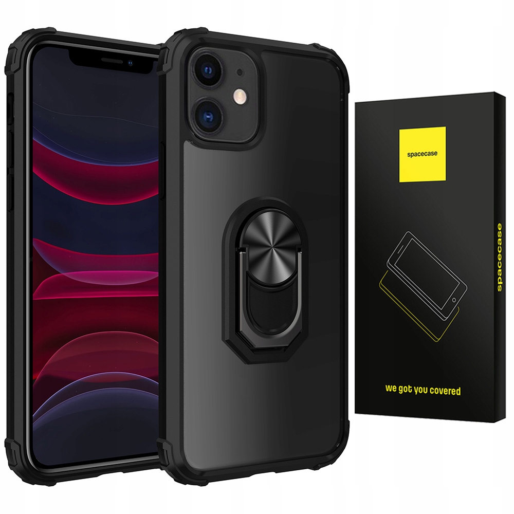 

Etui Do Iphone 11 Spacecase Air Ring Pancerne