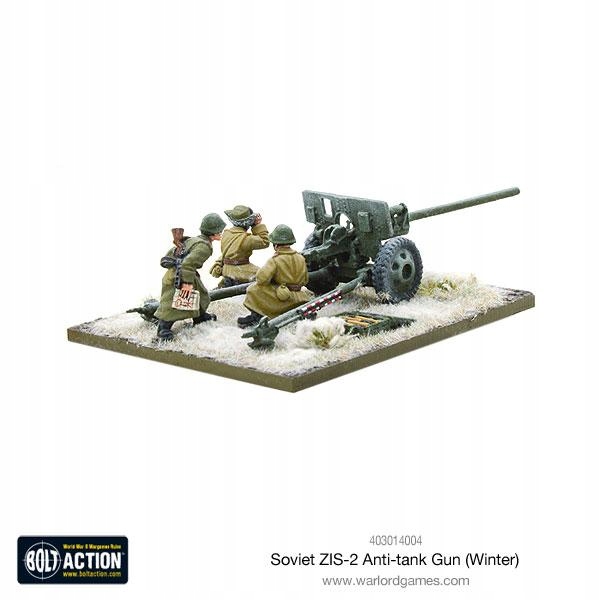BOLT ACTION Soviet ZIS-2 anti-tank gun (Winter) System Bolt Action