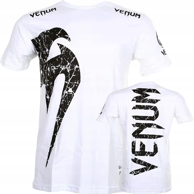 t-shirt koszulka venum giant L Czarny/biały