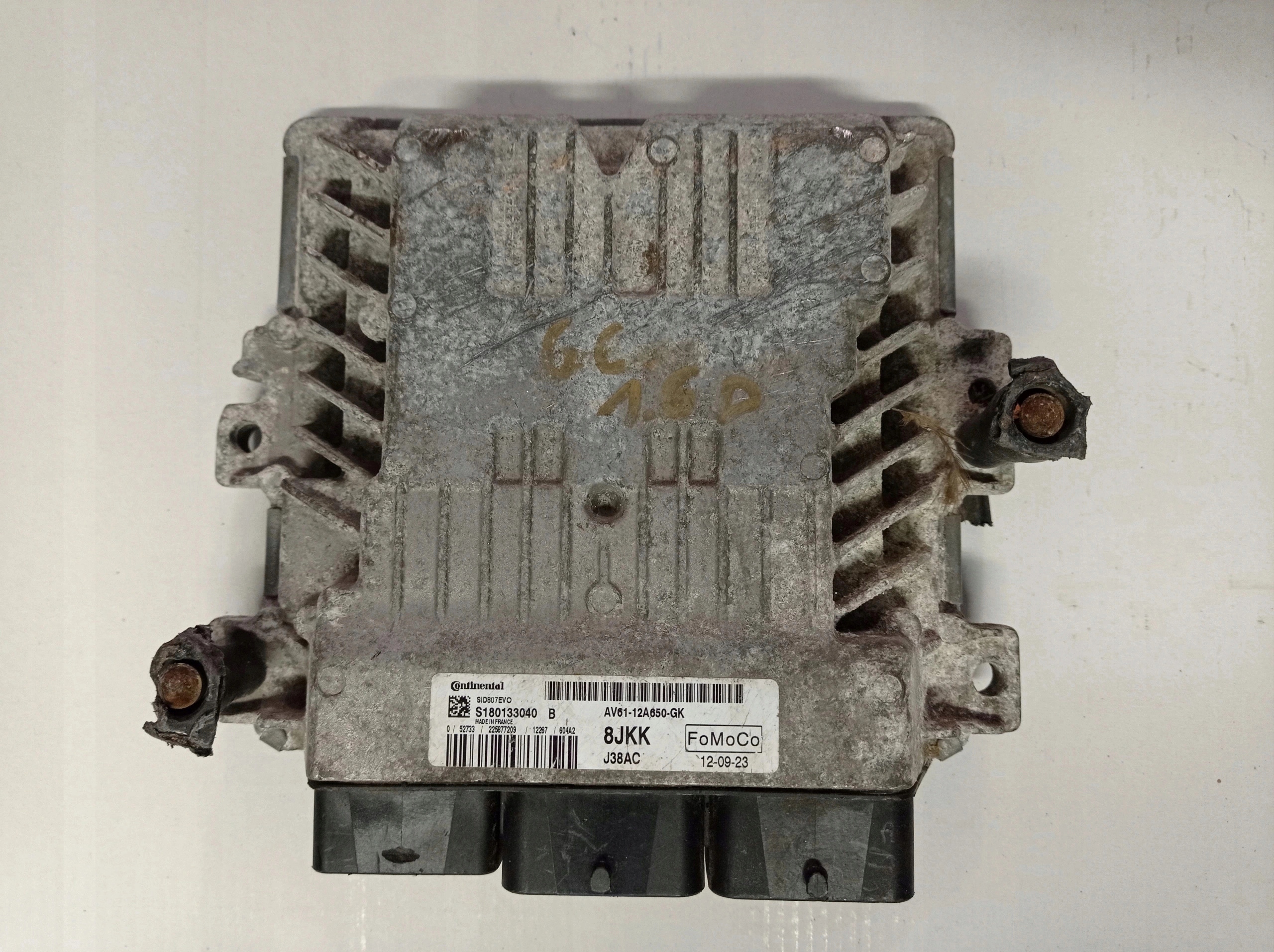 control unit of the engine AV6112A650GK GRAND CMAX MK2 1.6D