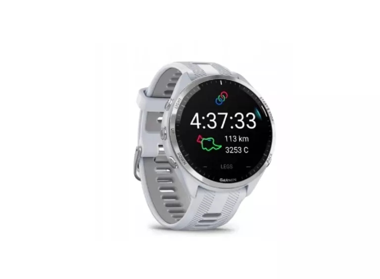 Garmin FORERUNNER 965 ホワイト Garmin Forerunner 965 Smartwatch kwarcowy, unisex, biały