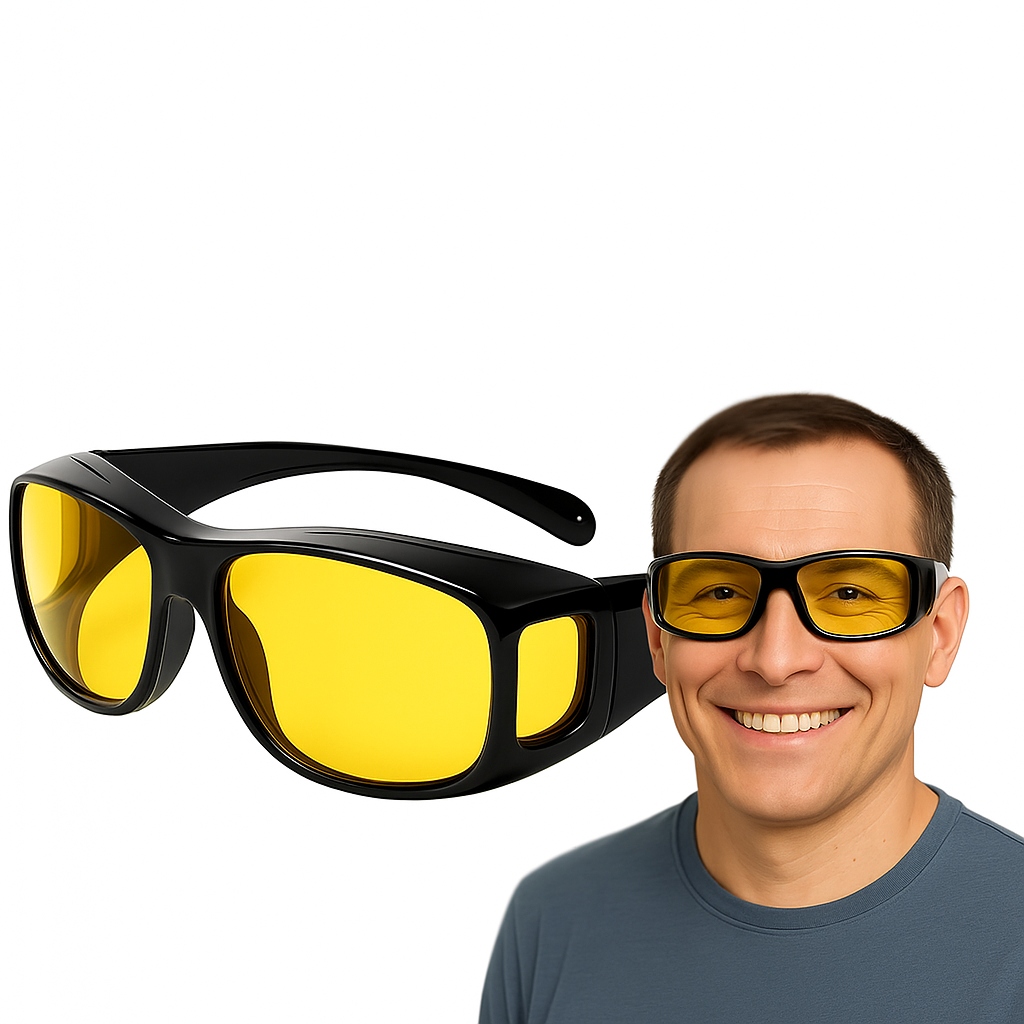 Okulary do jazdy nocą dla kierowców auta HD Vision przeciwsłoneczne 2 szt.