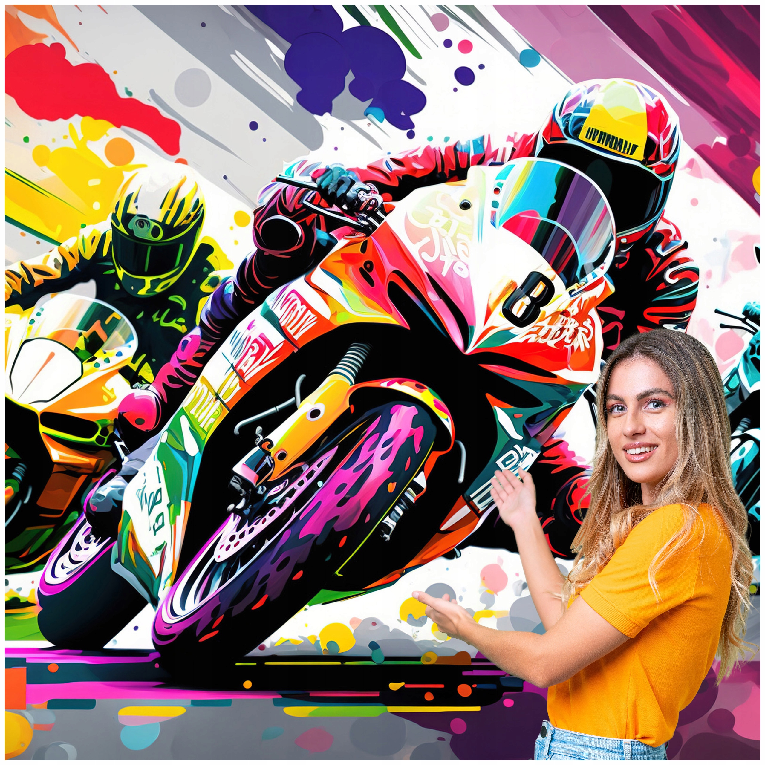 Fototapeta 3D Pro Mládež Auto Motocykl 490x260 DMSM10F