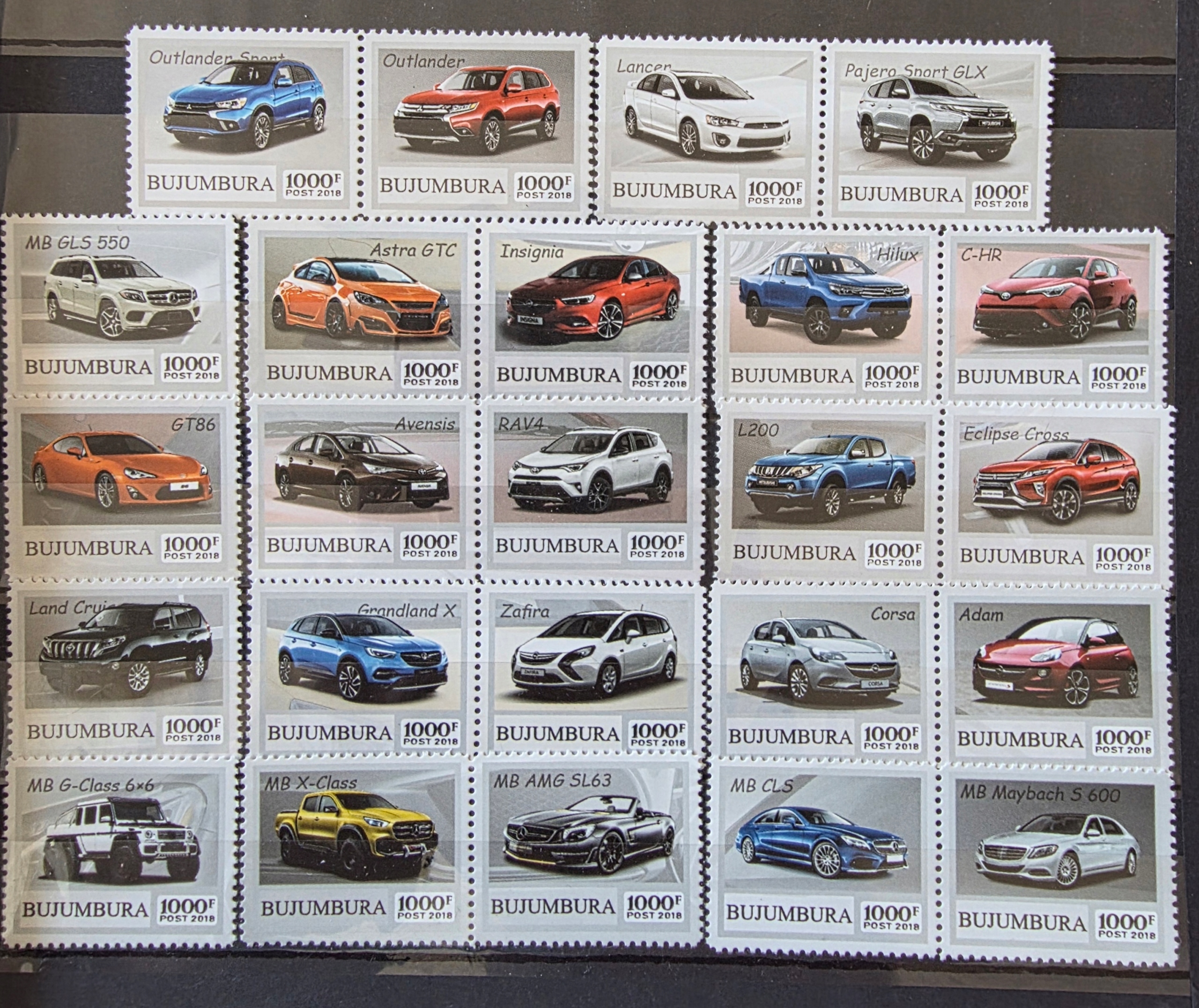 Znaczki Samochody Opel Mercedes Toyota czysty /ZN15