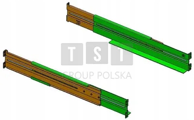 Sada Montážnych Lišt Pre Skrine 19" PowerWalk
