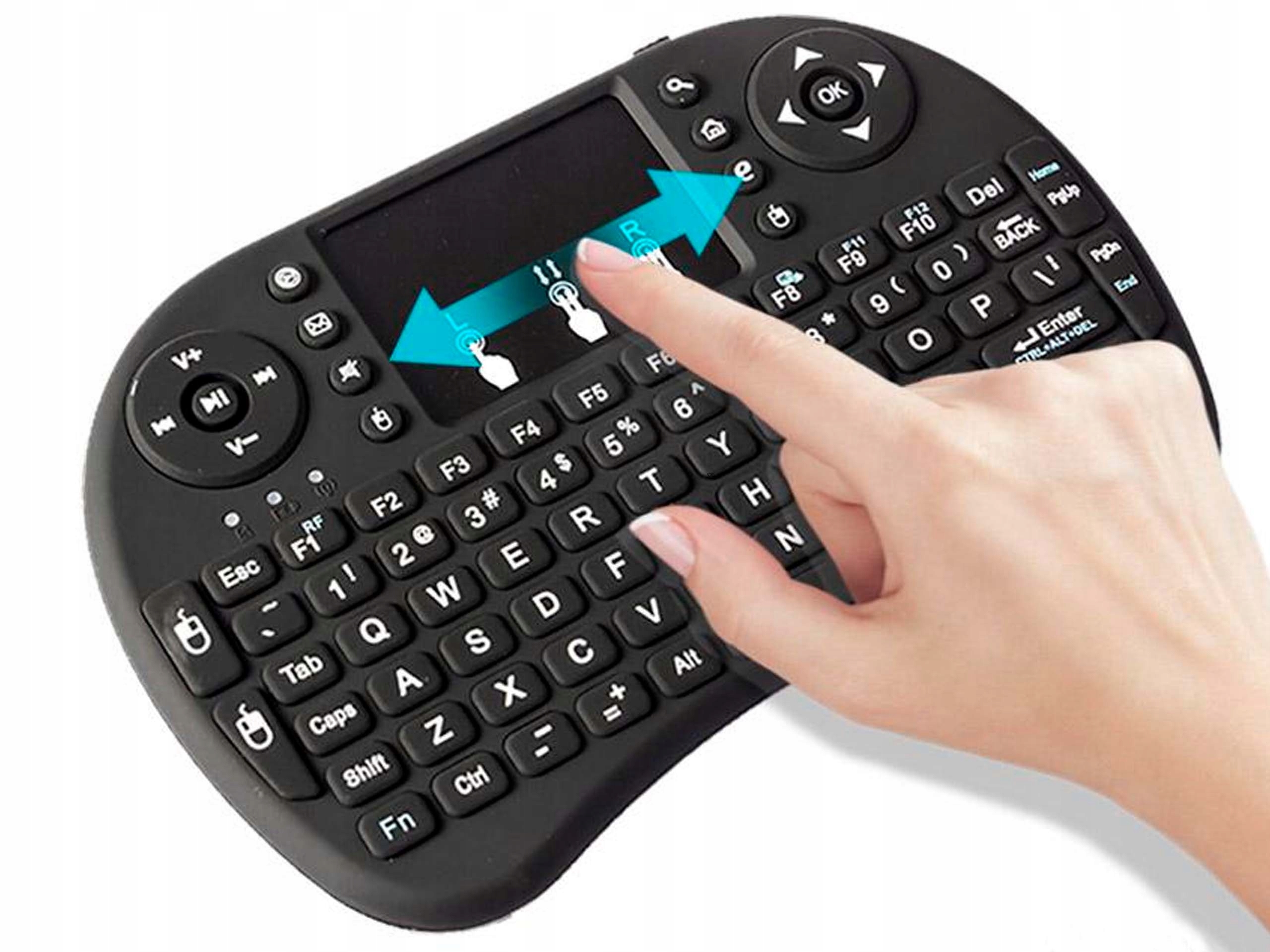 KLAWIATURA BEZPRZEWODOWA LED KONSOLA PS3 XBOX OTG Typ pilot