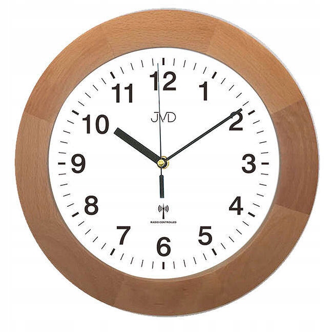 Drevené Nástenné Hodiny Jvd RH2226.68 DCF77 33 cm