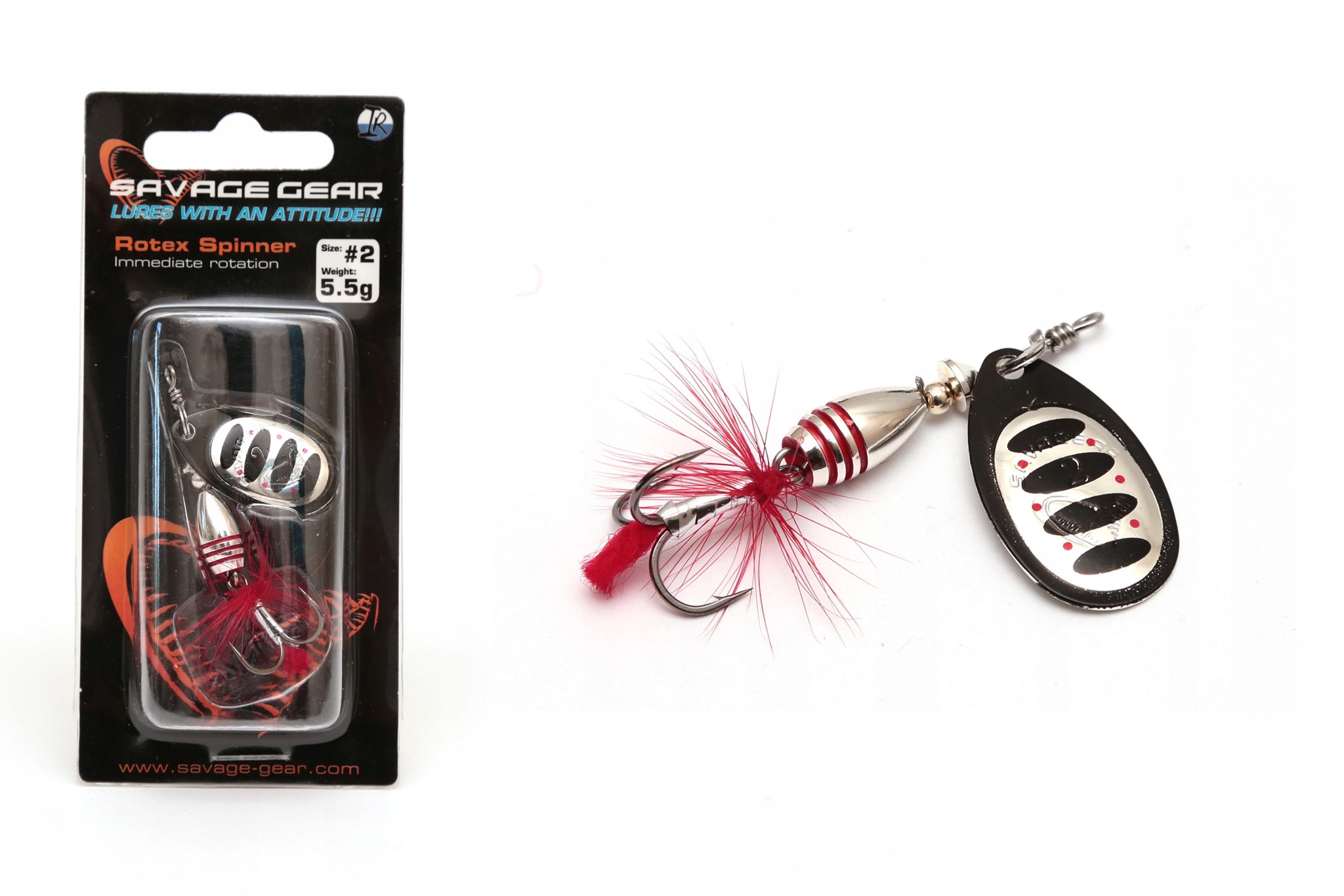 

Obrotówka Savage Gear Rotex Dirty SILVER-11,0 g