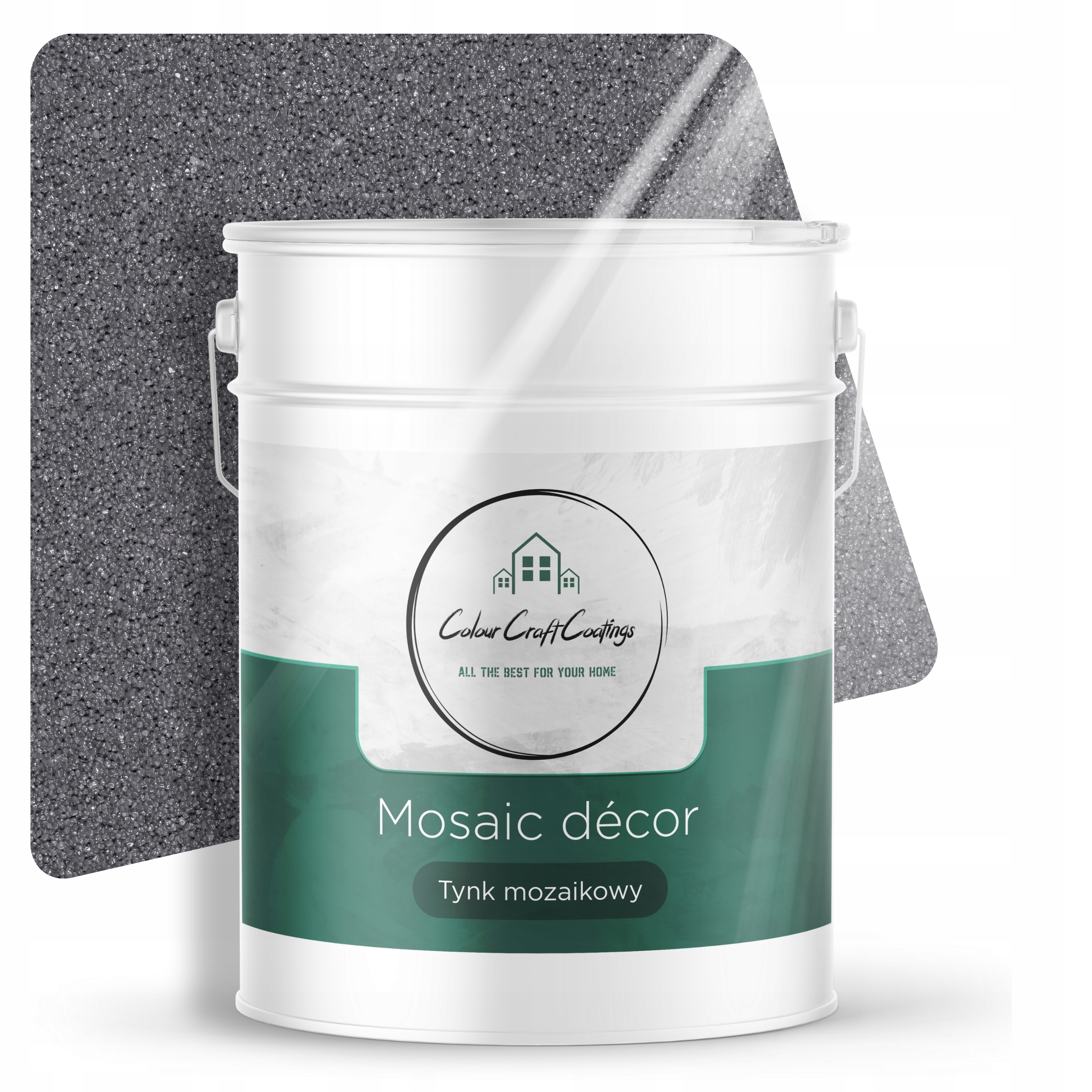 Mozaiková Omítka Mozaika Pryskyřičná Dekorativní Šedá Tmavě M05 12,5Kg