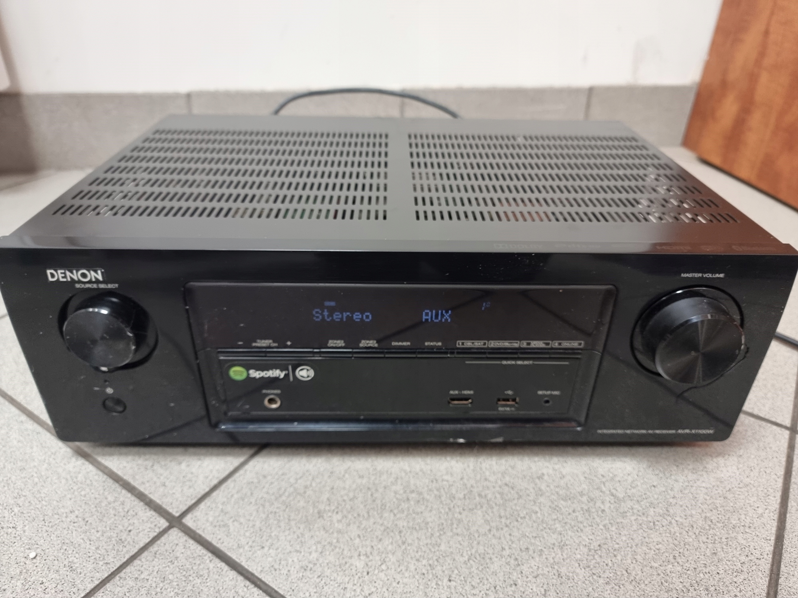 DENON AVR-X1100W AVアンプ リモコン付き ジャンク DENON AVR-X1100W