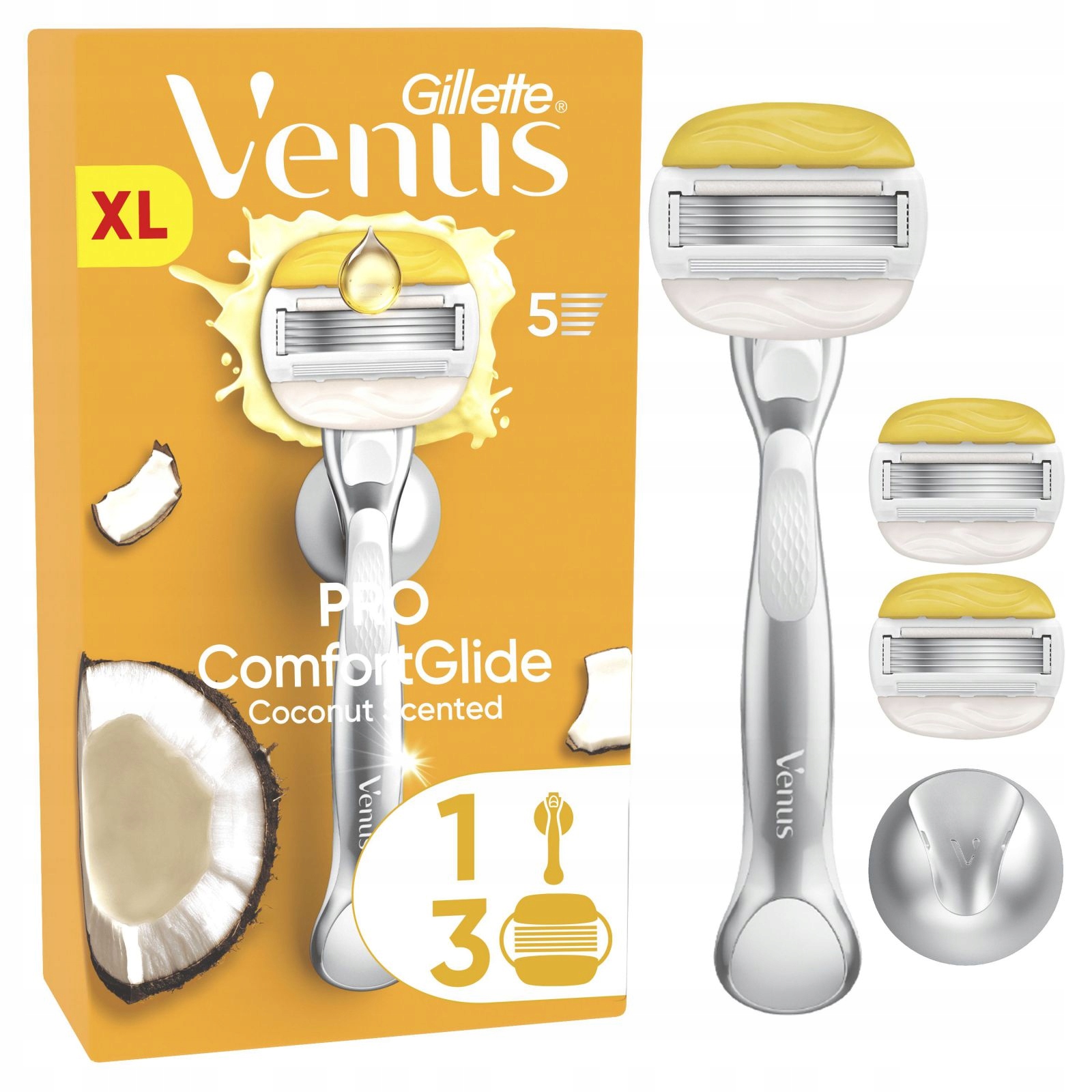Venus Dámský Holící Strojek Pro Comfortglide S Vůní Kokosu 1 Náhradní Plast Y