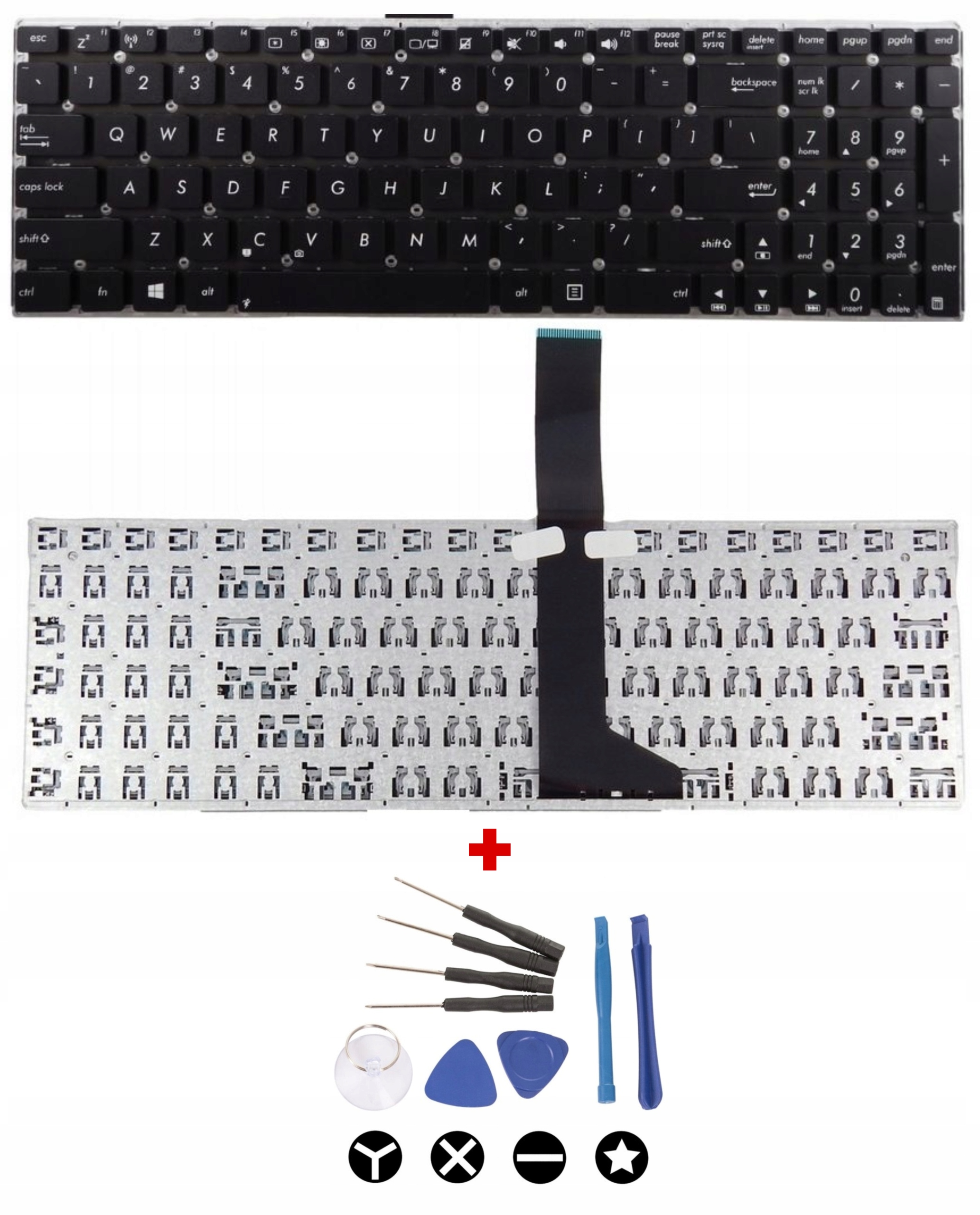 Nová Klávesnice Pro Notebook Asus R510 R510 C R510 J R510 L X550 C X550 L Qwerty