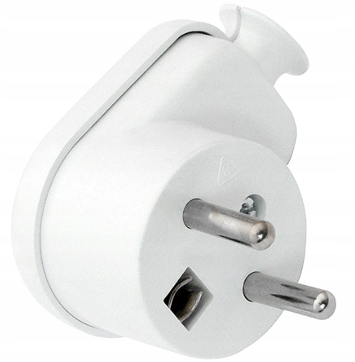 

Biały Wtyk sieciowy z uziemieniem wtyczka (3211a)