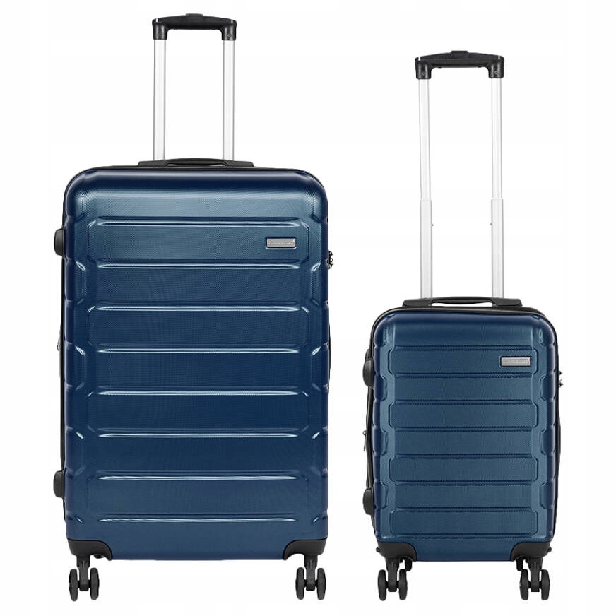 BLACK HORSE ZESTAW 2 WALIZEK DUŻA + MAŁA KABINOWA NA 4 KÓŁKACH Marka Black Horse