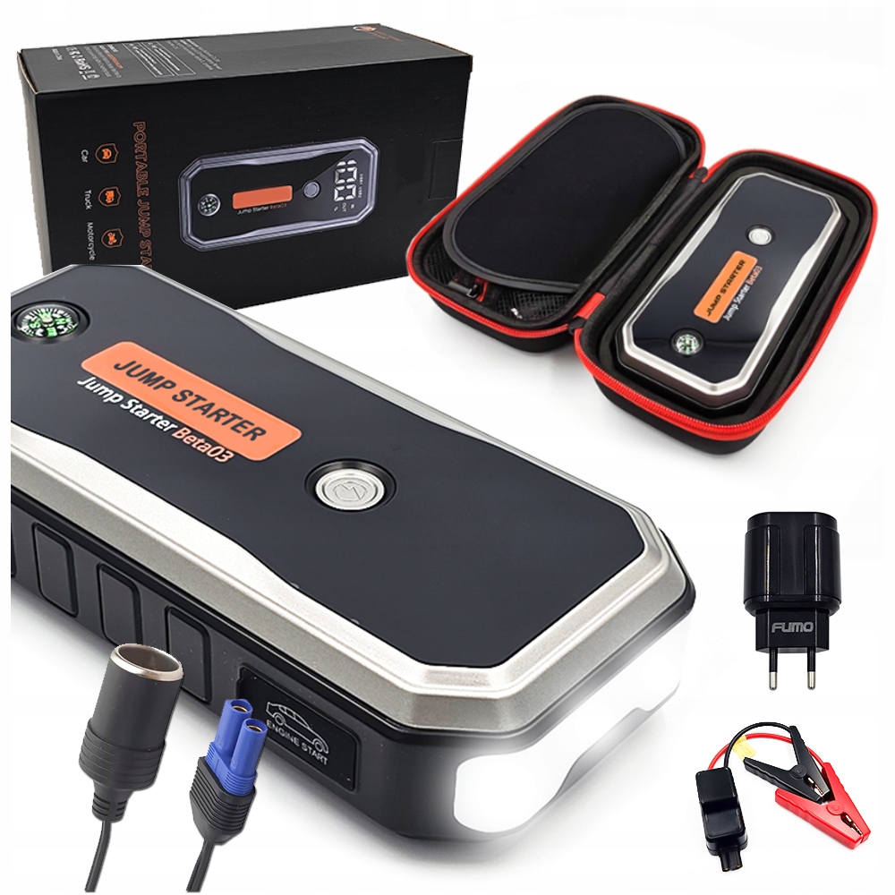 ПУСКОВИЙ ПРИСТРІЙ ДЛЯ АВТОМОБІЛЯ 3000A JUMP STARTER POWERBANK
