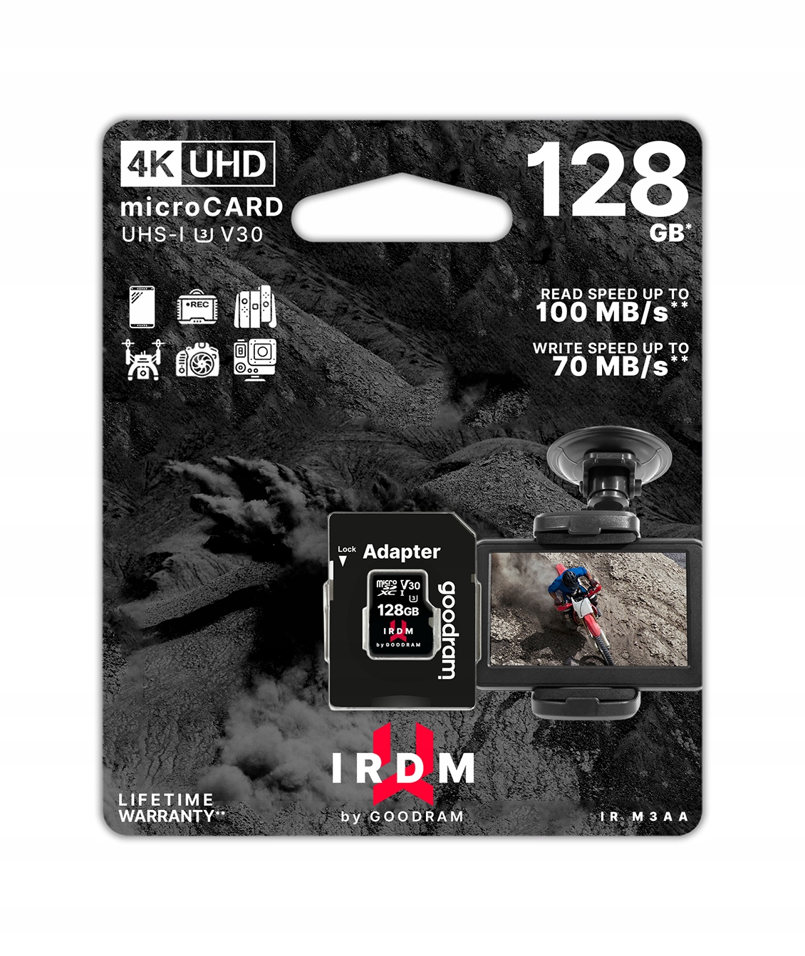 TGD-IRM3AA1280R12 Karta pamieci microSD 128 Gb Uh