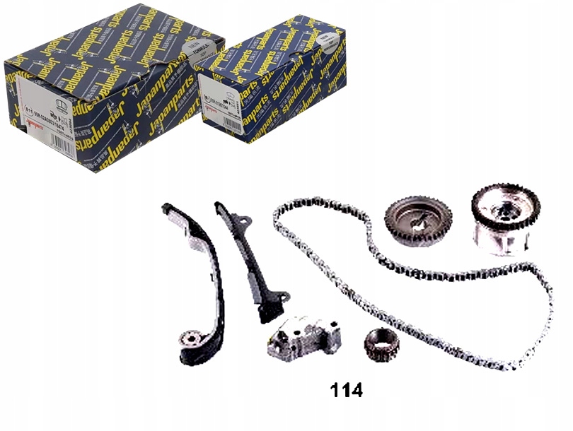 ZESTAW ŁAŃCUCHA ROZRZĄDU NISSAN 1,6 Z KOŁEM VVT JA