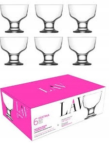 

Lav Destina do Lodów 6 pucharków do deserów 285 ml