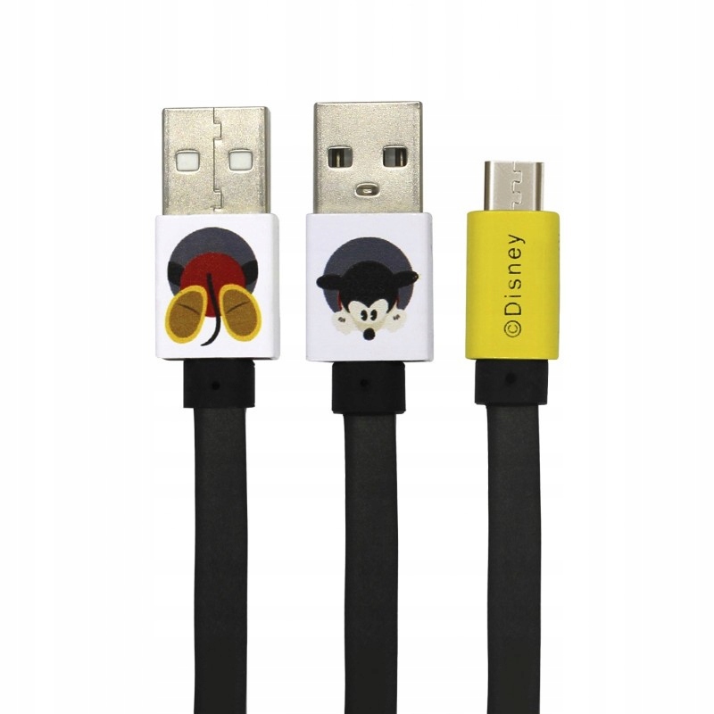 

Kabel Usb Dinsey Mickey Tułów Micro Szary