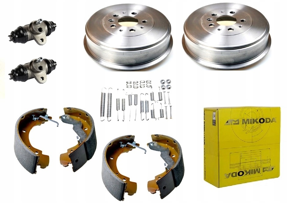 Bubny čelisti válce sada Vw Transporter T4 Bus 1990-1996 Zadní