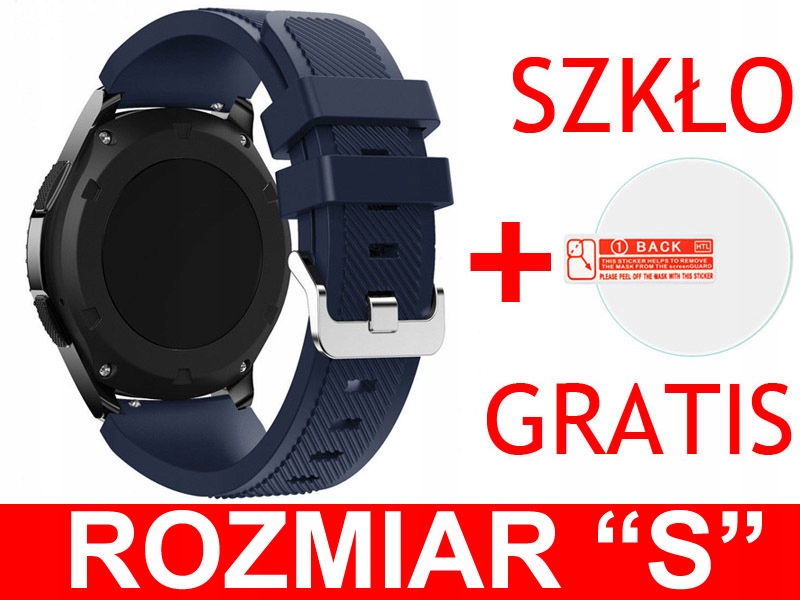 

Granatowy Pasek Samsung Gear S3 Frontier Rozmiar S